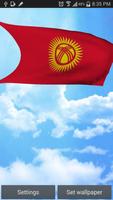 Kyrgyzstan Flag Live Wallpaper Affiche