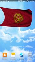 Kyrgyzstan Flag Live Wallpaper capture d'écran 3