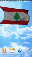 3D Lebanon Flag Live Wallpaper تصوير الشاشة 3