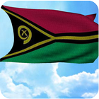 Vanuatu Flag 3D Free иконка