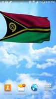 Vanuatu Flag 3D Free постер