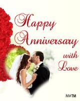 Anniversary Wedding Frame poster