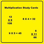Multiplication Flash Cards