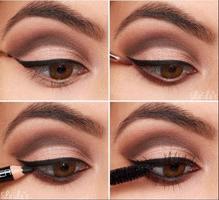 Tutoriels de maquillage des yeux naturels capture d'écran 2