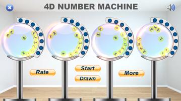 4D Number Machine Affiche