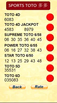 Sports Toto Results 6d