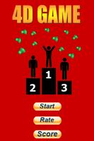 4D Game الملصق