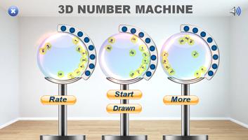 3D Number Machine Affiche