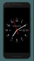 Аналоговые часы(живые обои) पोस्टर