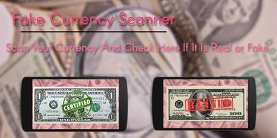 Fake Currency Scanner Plakat