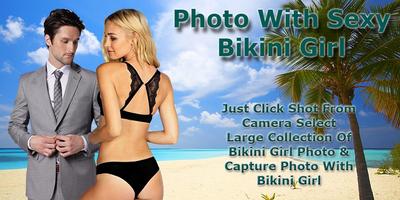Photo With Sexy Bikini Girls plakat