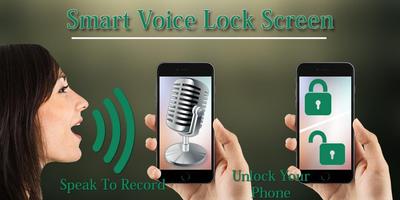 Smart Voice Lock Screen Affiche