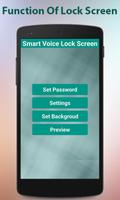 Smart Voice Lock Screen capture d'écran 1