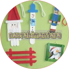 Christmas stick crafts icon