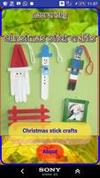 Christmas stick crafts poster