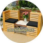 Design of pallet furniture ikon