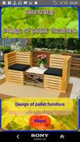 Design of pallet furniture poster