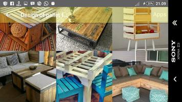 برنامه‌نما Design of pallet furniture عکس از صفحه