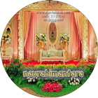Model of bridal decoration icon
