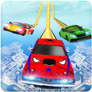 APK Super Hero Car Mega Ramp Racing Stunts Driving
