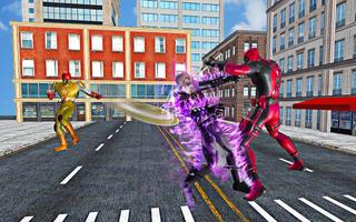 Ghost Hero vs Superheroes Fire Blaze Epic Battle capture d'écran 3
