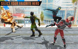 Superheroes vs Robots Battle - Zombie Aliens Fight imagem de tela 3