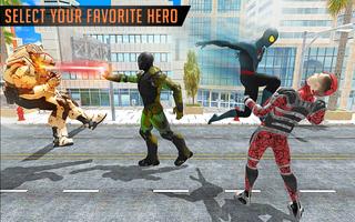 Superheroes vs Robots Battle - Zombie Aliens Fight 截图 3