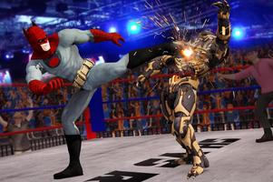 Robots Battle VS Superheroes Fighting Games ảnh chụp màn hình 3