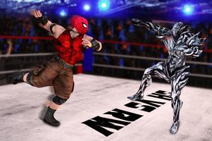 Robots Battle VS Superheroes Fighting Games ảnh chụp màn hình 1