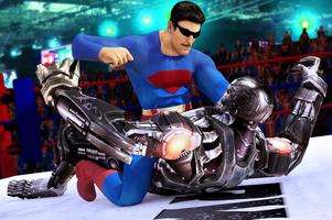 Robots Battle VS Superheroes Fighting Games ảnh chụp màn hình 2