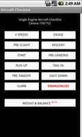 Aircraft Checklist الملصق