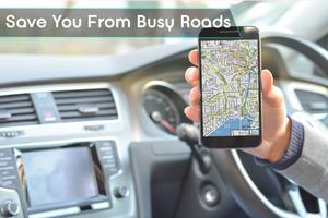 1 Schermata GPS Tracciatore di navigazione e traffico GPS