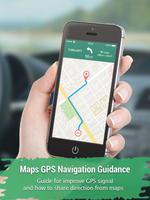 Maps GPS Navigation Guidance poster