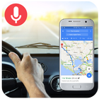 Направления голосового маршрута и GPS-карты иконка