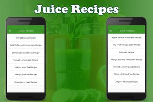Juice Recipes Affiche