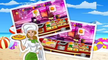 Restaurant Burger Cooking Mania-Fun and Adventure تصوير الشاشة 3