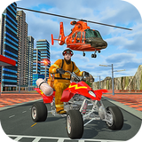 FireFighter ATV Bike: Helicopter Rescue icône