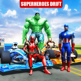 Superhero Real Car Racing Stunts: Super Hero Games icône