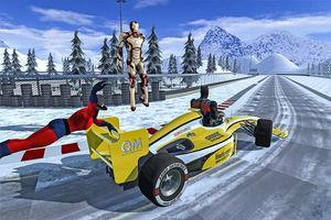 Superhero Real Car Racing Stunts: Super Hero Games capture d'écran 3