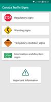 Road & Traffic Signs Canada Affiche