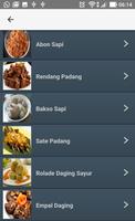 Resep Masakan Daging Nusantara capture d'écran 2