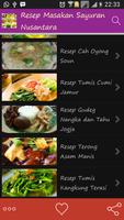 Resep Masak Sayuran Nusantara capture d'écran 2