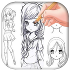 Learn Anime Drawing Step By Step icône