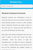 Shortcuts for Windows 10 পোস্টার