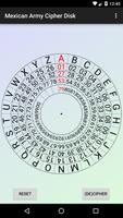 Mexican Army Cipher Disk Poster