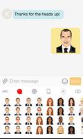 Suits Emoji Keyboard screenshot 1