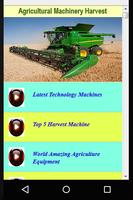 Agricultural Machinery Harvest Affiche