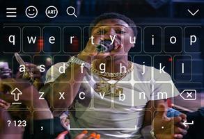 Keyboard for nba young boy الملصق