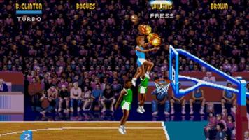 NBA Jam sega included cheats imagem de tela 1