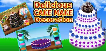 Delicious Cake Make Decoration